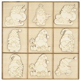 Ideen mit Herz Scatter Decoration | Christmas | Advent | Christmas Gnome | Gnome | Filigree Winter Motifs | 27 Pieces