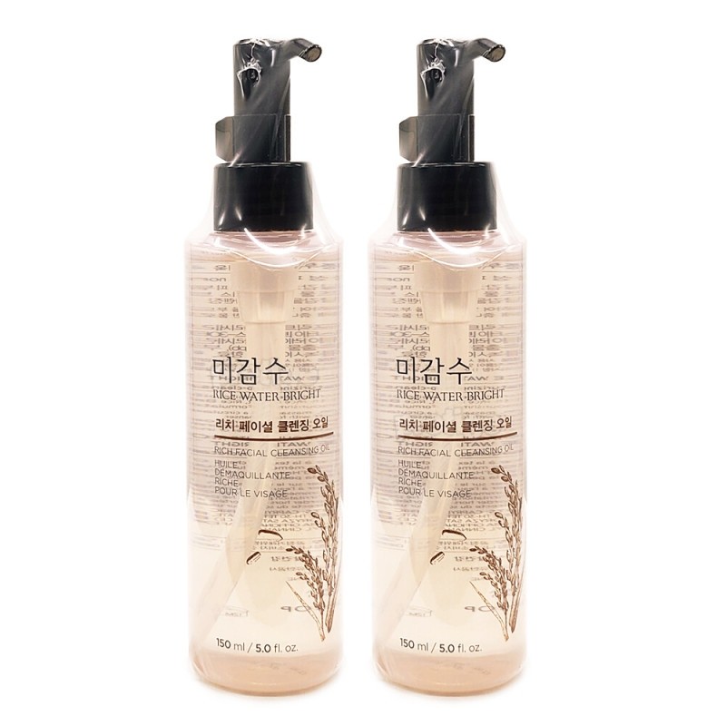 The Face Shop Unscented Bright Cleansing Oil 150ml+150ml / 더페이스샵
