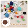 sourcing map 30 Pcs Wool Felt Balls Beads, 0.6 Inch