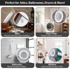 4" Round Soffit Vents White Stainless Steel Soffit Vents Wall/Ceiling