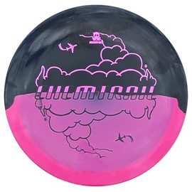 DOOMSDAY DISCS Chemtrail Fairway Driver | Easy to Control Disc | Beautiful Premium Plastic (Pink and Black)