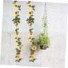 Ciieeo 2pcs Artificial Sunflower Vine Faux Flower Garland for Home