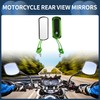 INFINAUTO Motorcycle Rear View Mirrors Bar End Side Mirrors Mount