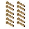 500Pcs Hollow Rivet Brass Decorative Through Hole Excellent Corrosion Resistance