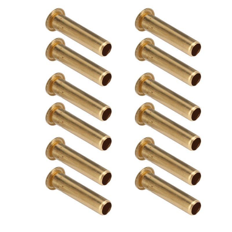 500Pcs Hollow Rivet Brass Decorative Through Hole Excellent Corrosion Resistance
