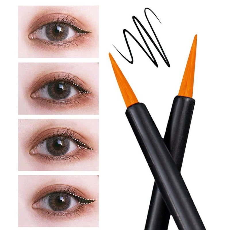 Set of 50 Disposable Eyeliner Brushes, Eyelash and Eyebrow Brushes,
