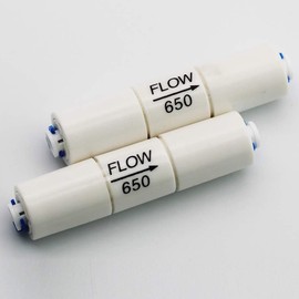 Flow Restrictor 650CC 1/4" quick connector fittings Flow Restrictor for RO water purifiers Reverse Osmosis Systems (2PCS-200GPD)