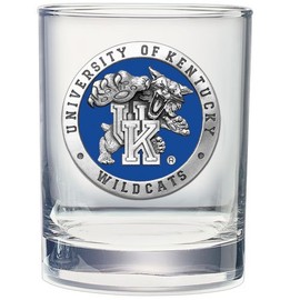 Heritage Pewter Kentucky Double Old Fashion | Double Rocks Glass 14 OZ for Liquor | Expertly Crafted Pewter Glass