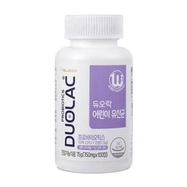 Duolac Children's Lactobacillus 750mg 100 tablets (18835904) / 듀오락 어린이 유산균 750mg 100정 (18835904)