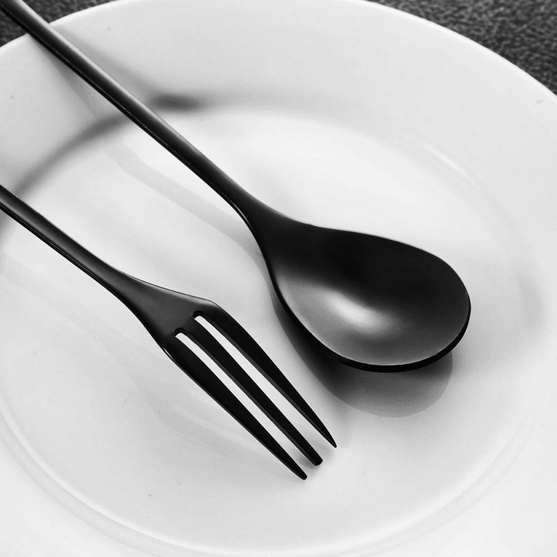 AnSaw 20 Pcs 4.7"Small Leaf Handle Coffee Spoons & Dessert