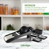 Qdesign - Multifunctional vegetable slicer with 3 stainless steel blades