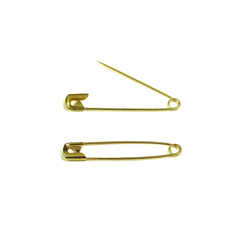 ALL in ONE Gold Plated Safety Pins for Home Office
