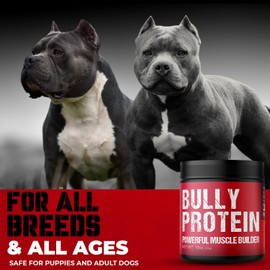 Convenient Real Meat Protein Powder for Dogs | 283mg Pure Protein Powder for All Dog Breeds | Nourishing Daily Protein Dogs. Fast Results. No Raw Meat Needed. 30 Day Supply (60 Servings) Dog Protein