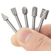 Kimlonton Rotary File 0.1 inch (3.175 mm) Shaft, 20 Piece