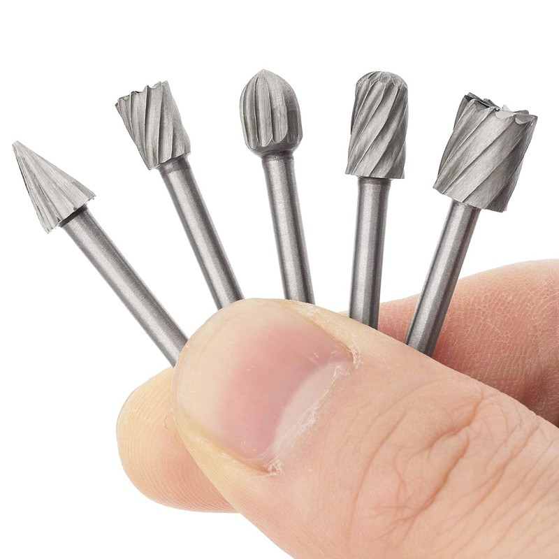 Kimlonton Rotary File 0.1 inch (3.175 mm) Shaft, 20 Piece