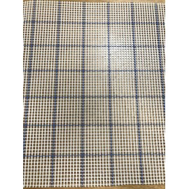 Zweigart 5 Mesh Rug Canvas with Blue Line 40x36"