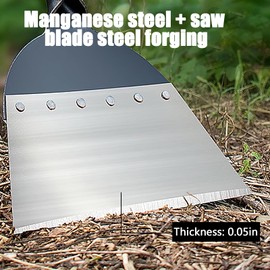 SS SUNSBELL Multifunctional Cleaning Shovel, Manganese Steel Garden Shovel for Weeds and Moss, Outdoor Garden Weeding Shovel with Gloves Not Included Handle, Snow Shovel (21CM)