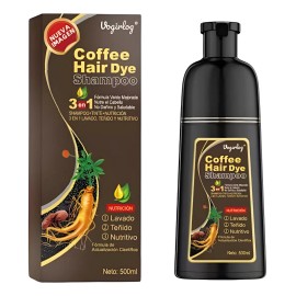 Shampoo Tinte Colores Y Negro Cubre Canas Gengibre 3 En 1