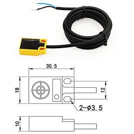 Inductive Proximity Switch / Sensor 12-24 Volt TL-W5MB1 PNP 5 mm CNC 3D Printer Endstop Square