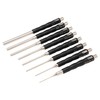 Tone PP800 Pin Punch Set, Black, 8 Pieces