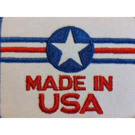 Vintage Voyager Made In USA Patch Emblem United States Patriotic NEW Iron-On/Sew