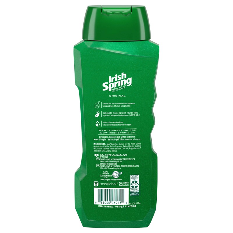 Irish Spring Original Body Wash for Men - 18 Fl