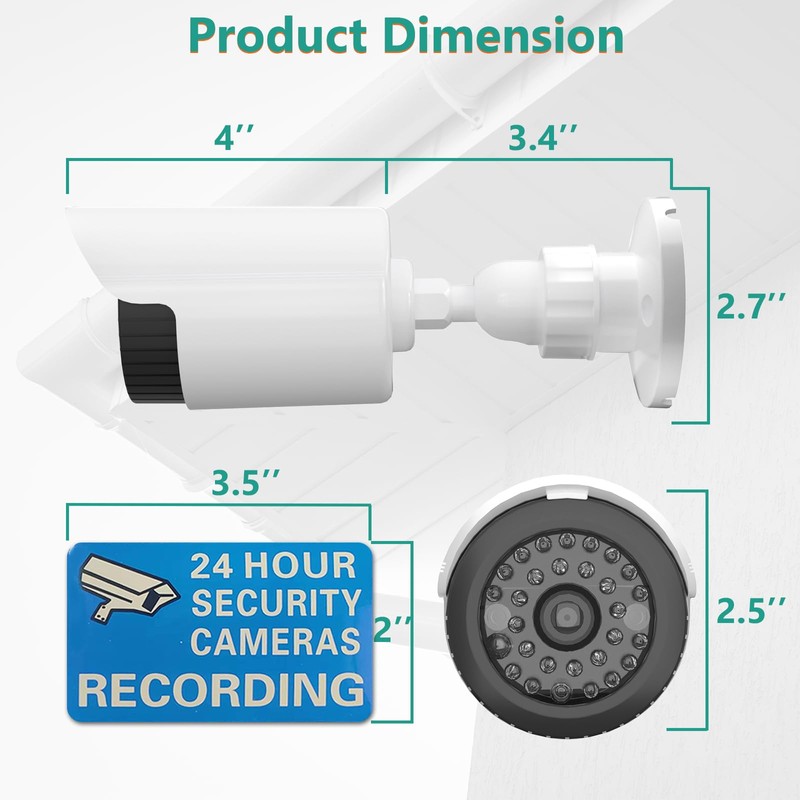 WALI Dummy Fake Camera, Surveillance Security CCTV Dome Camera, Indoor