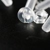 50x Transparent Clear M4 x 20mm Slotted Head Bolts, Nuts,