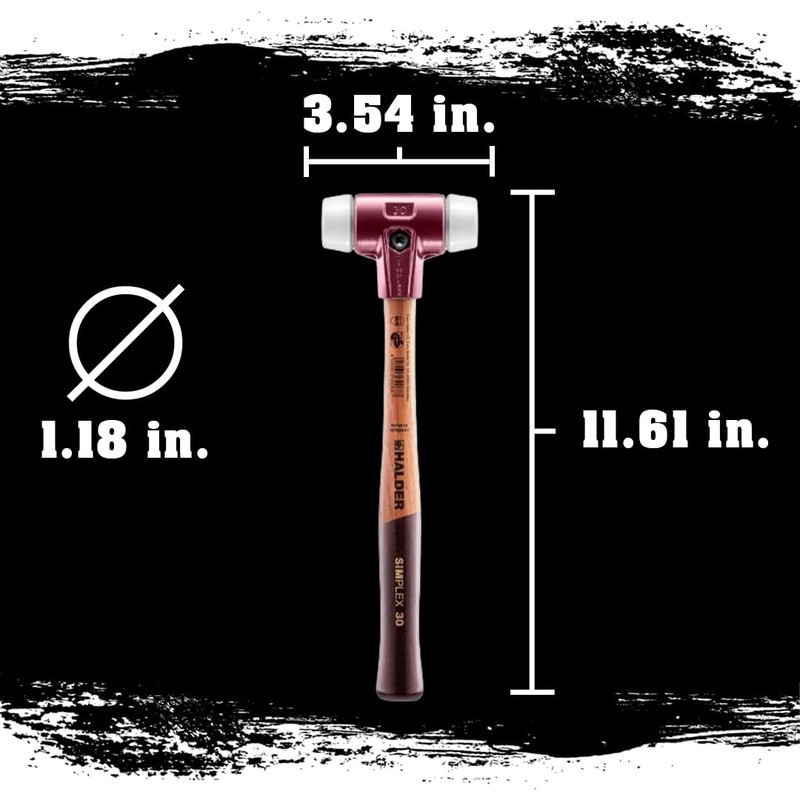 Halder to sinpurekkusu・hanma- Nylon (White) Diameter 30 Head Handle Replacement