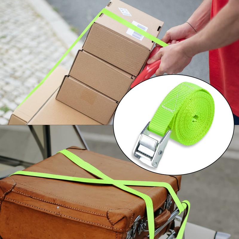 Cartman 1" x 12'Lashing Straps Cargo Tie-Down Strap Up to
