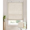 LazBlinds Manual Roll-up Bamboo Blinds, 23" W x 72" H,