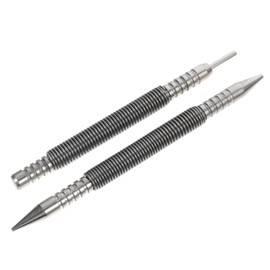 KONTONTY 2pcs Spring Nail Hinge Pin Removal Tool Pin Punch Woodworking Tools Steel Punch Nail Setter Spring Tool Center Punch Remover Springs Snap Tool Punch Hole Carbon Steel Hammer