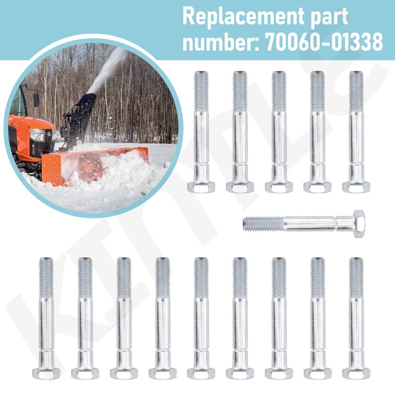 15 Pcs 70060-01338 Shear Bolts Kit (5/16" x 2-1/4") Compatible