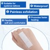 VARMDUKKE 15pcs Disposable Eyebrow Tape Protection, Plastic Waterproof Shower Eye