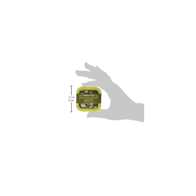 Trader Joes Green Tea Infused Mints (Pack of 4)