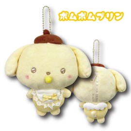 Hatayama Shoji Sanrio 63202052 Mascot Pouch, Accessory Box, Angel Baby, Pom Pom Pudding, Total Length Approx. 5.1 x Width 3.9 inches (13 x 10 cm)