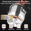 KILOGORGE Pressure Cooker 10 QT,Pressure Canner,304 Stainless Steel Pressure Cooker,One-Hand