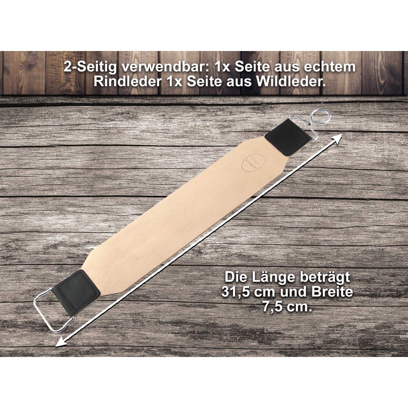 Strop Removal Leather Extra Wide Design Genuine Leather Made of