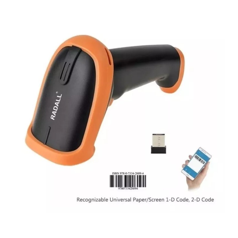 Radall Lector Codigo Barras Radall Rd-s8 Qr 1d 2d Inalambrico