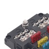 12 Way Fuse Box with LED Indicator DC12‑32V Waterproof Circuit