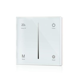 230V Dimmer With 2.4G Radio Option, TRIAC, Universally Adjustable For LED with Phase Control