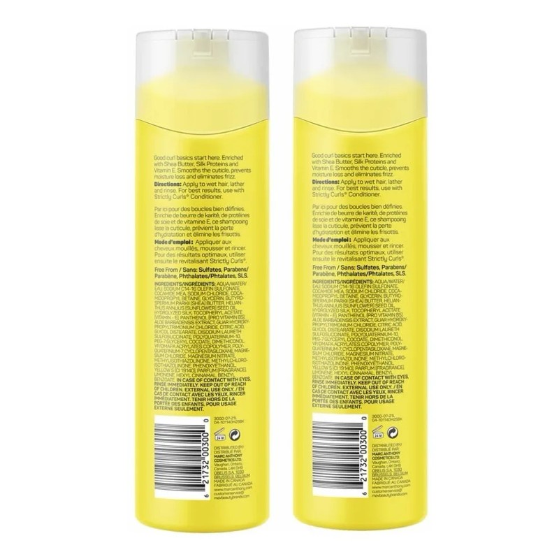 Strictly Curls Curl Defining Shampoo 380ml 2pack Por Marc Anthony