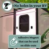 Removable RV Window Awning- Detachable for Slide-Out 24" Max -
