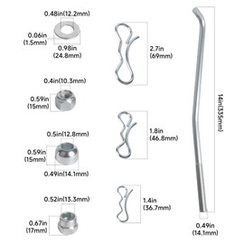 Aigemsi 747-04944B Front Deck Lift Rod, Compatible with MTD, Cub Cadet, Troy-Bilt Lawn Tractors, Fits Models 247288800, 247288881, LTX1040, LTX1042, TB2246, Replaces 747-04944A and 747-04944