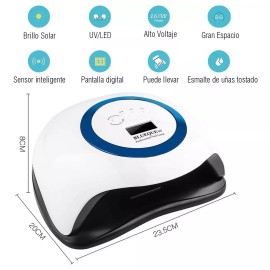 Lampara Secador De Uñas Esmalte Led Uv Profesional Portátil