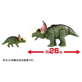 Takara Tomy Ania Adventure Continent Ania Kingdom Big Ania Trie (Triceratops) Animal Dinosaur Toy 3+