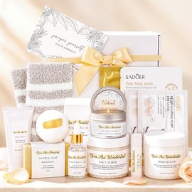 Regalos de cuidado personal para mujeres, regalo de spa de relajación para mujeres, kit de spa relajante de lujo, ideas para mimar, paquete de cuidado