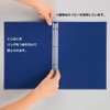 Lihit Lab N6482-8 File Clear Book, Interchangeable, A4, 30 Holes,