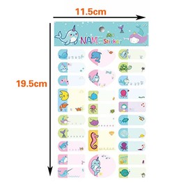 Pack of 100 Name Tags for Clothes for Ironing Washable Name Labels for Clothing School Uniform Bag Towel Hat Gloves Scarf Laundry Labels with 3 Colourful Waterproof Stickers