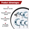 findmall 0-6" Outside Micrometer Set (0-1", 1-2", 2-3", 3-4", 4-5",